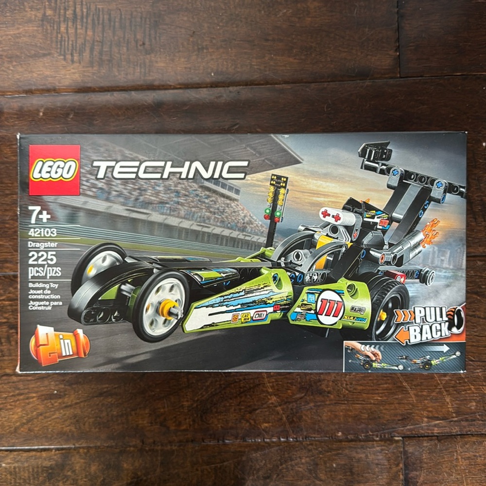 LEGO Technic Dragster Set #42103 (225 pieces)